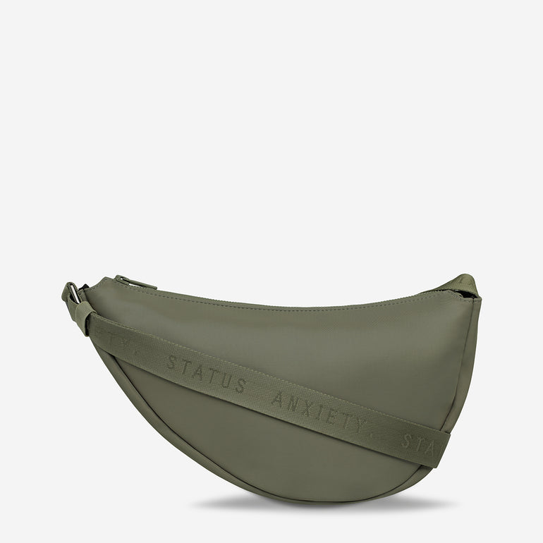Status Anxiety Zuzu Crossbody Bag Olive Recycled
