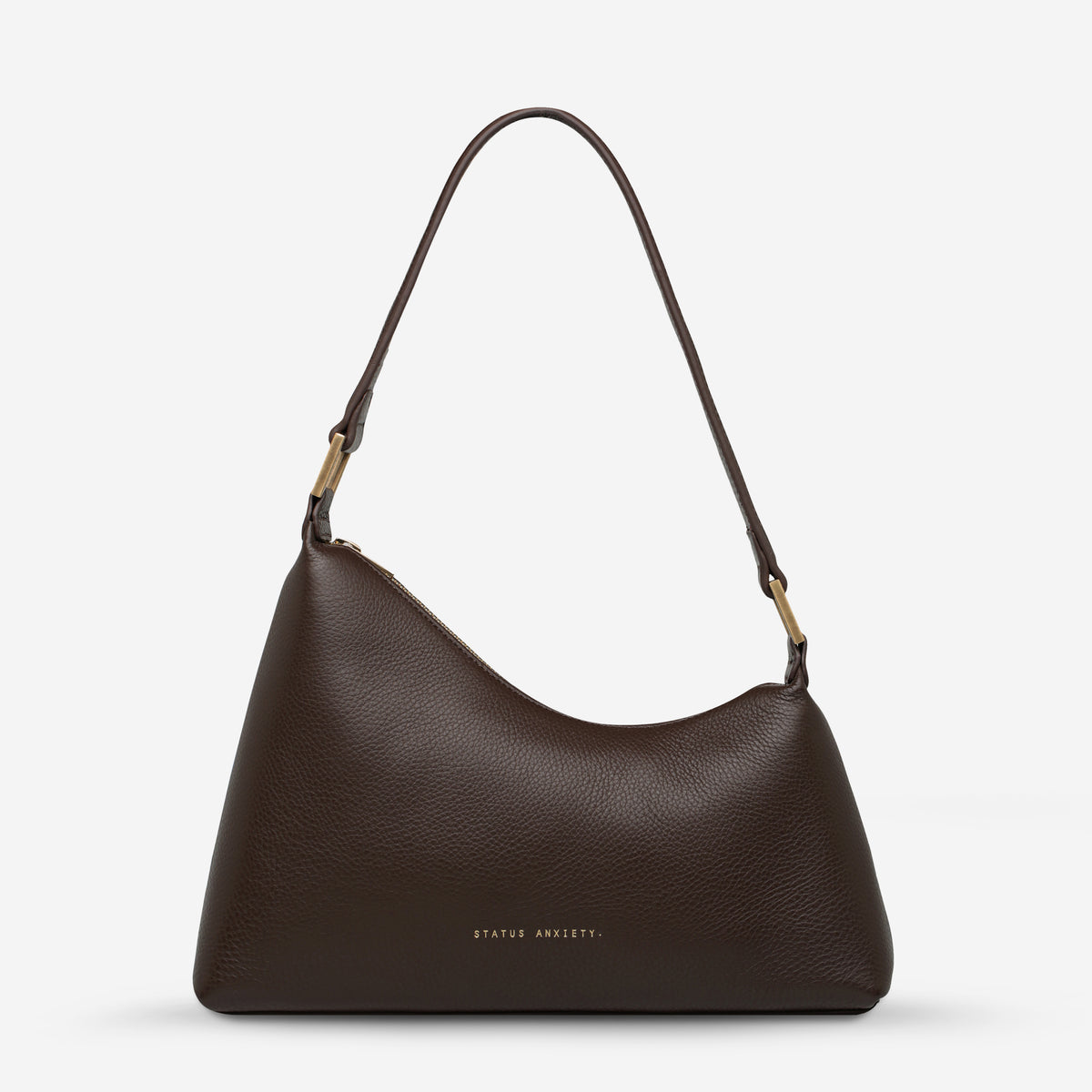 Status Anxiety Reverie Women's Leather Shoulder Bag Cocoa/Gold