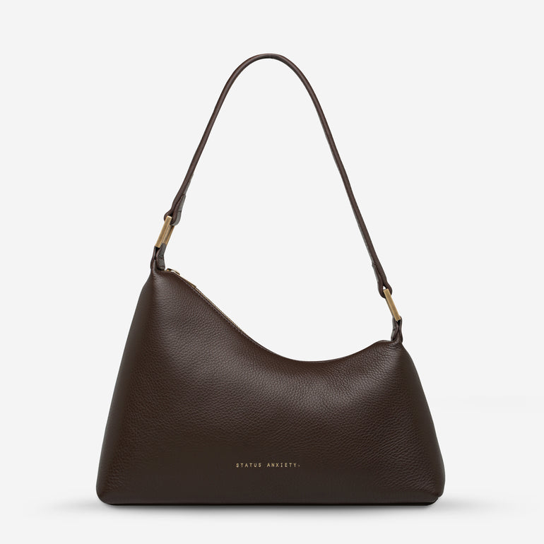 Status Anxiety Reverie Women's Leather Shoulder Bag Cocoa/Gold