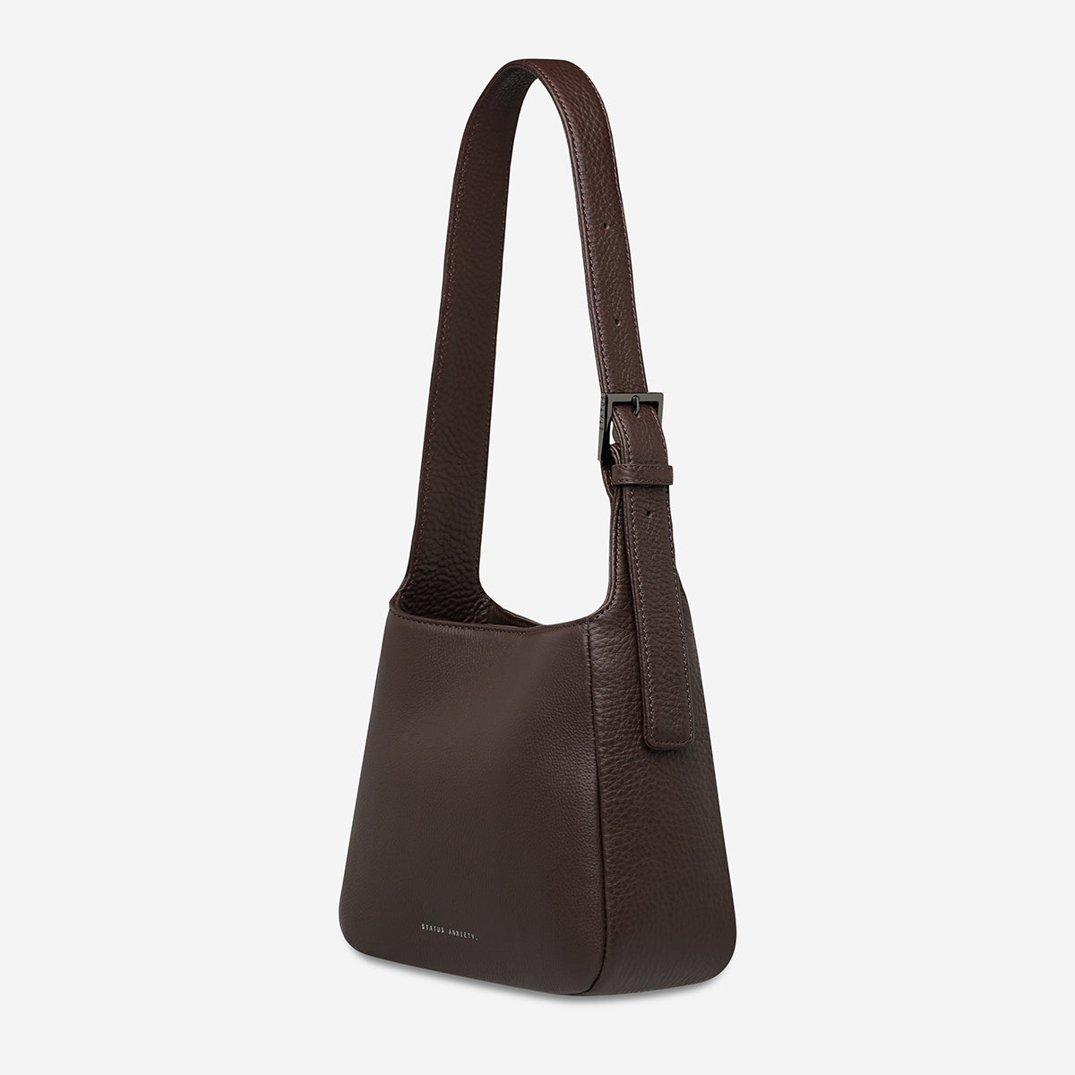 Status Anxiety Slipping Away Women's Leather Bag Cocoa