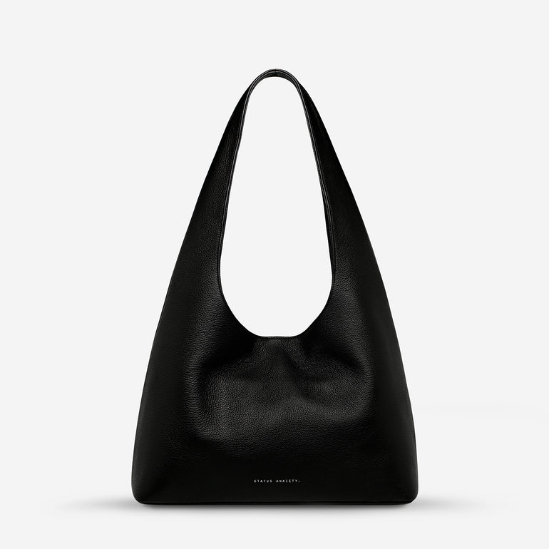 Status Anxiety Solstice Women's Leather Tote Bag Black