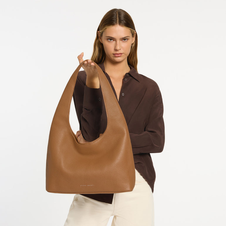 Status Anxiety Solstice Women's Leather Tote Bag Camel