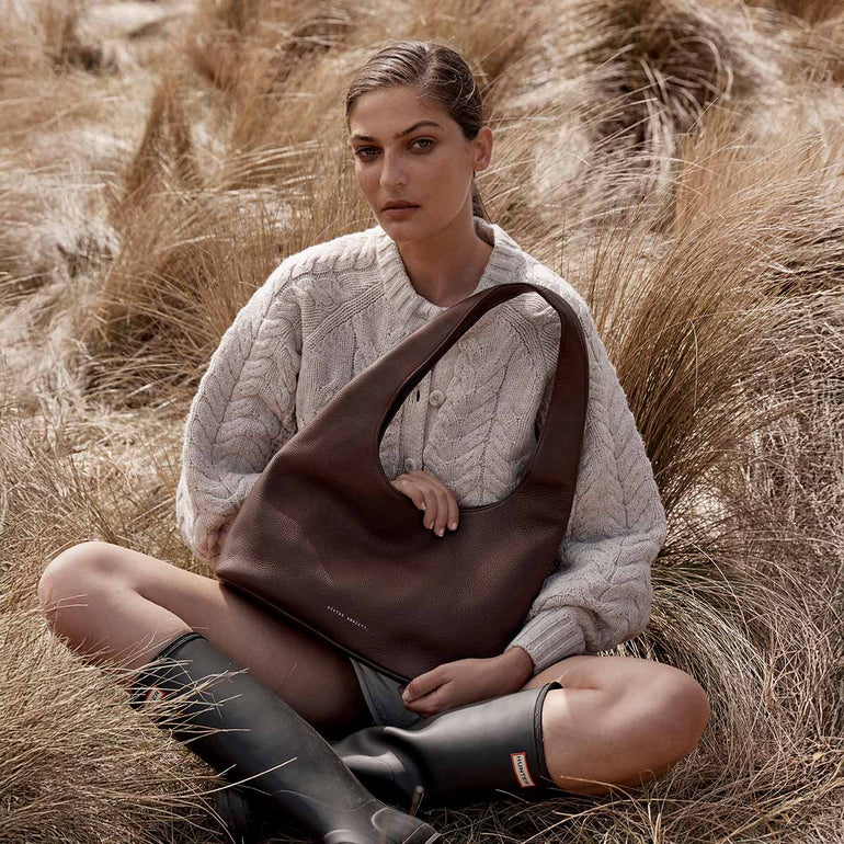 Status Anxiety Solstice Women's Leather Tote Bag Cocoa
