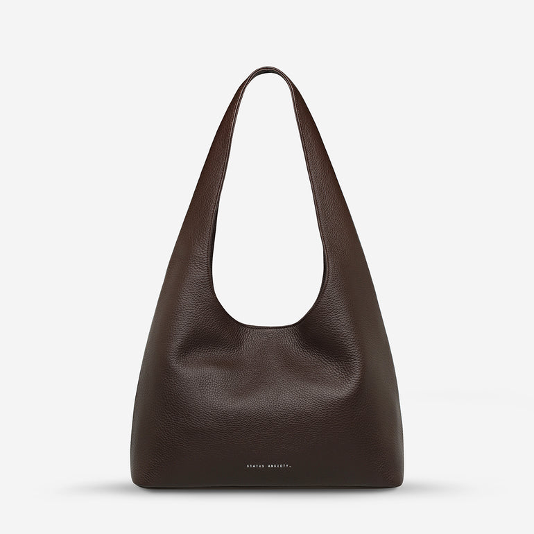 Status Anxiety Solstice Women's Leather Tote Bag Cocoa