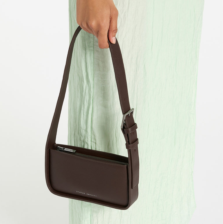 Status Anxiety State Of Mind Women's Leather Bag Cocoa