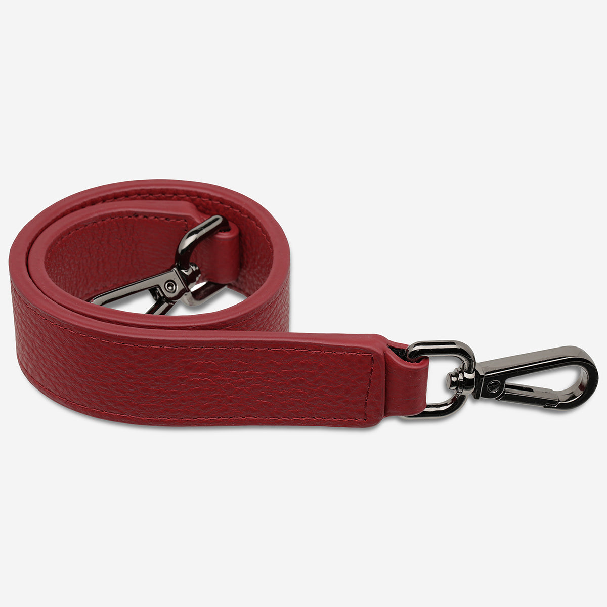 Status Anxiety Rouge Short Leather Strap for Bags