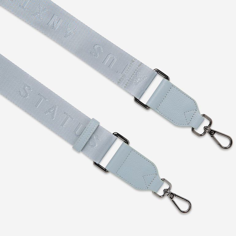 Status Anxiety Powder Blue Web Strap for Bags