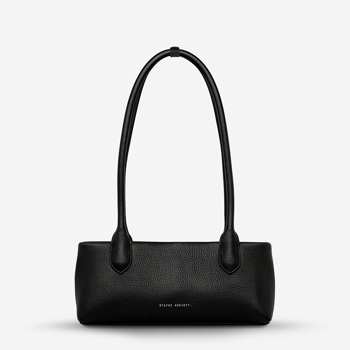 Status Anxiety The Lost Leather Bag Black