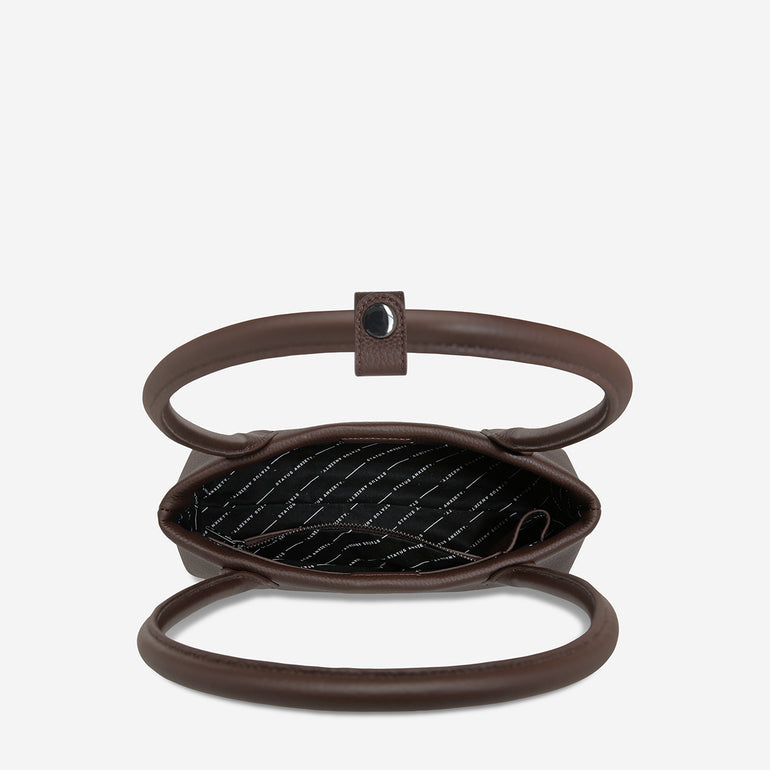 Status Anxiety The Lost Leather Bag Cocoa