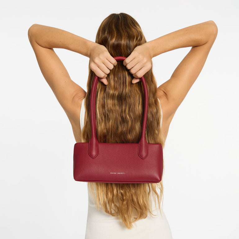 Status Anxiety The Lost Leather Bag Rouge