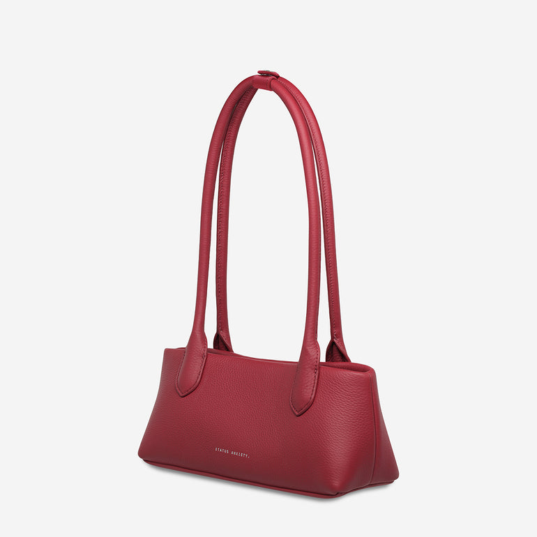 Status Anxiety The Lost Leather Bag Rouge