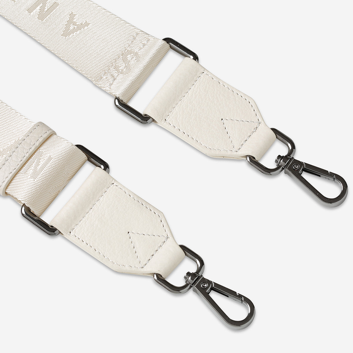 Status Anxiety Chalk Medium Webbed Strap for Bags 