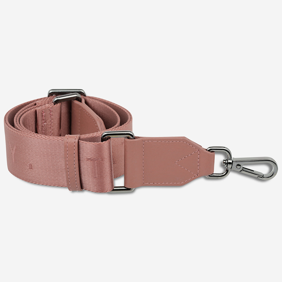Status Anxiety Dusty Rose Medium Webbed Strap for Bags 