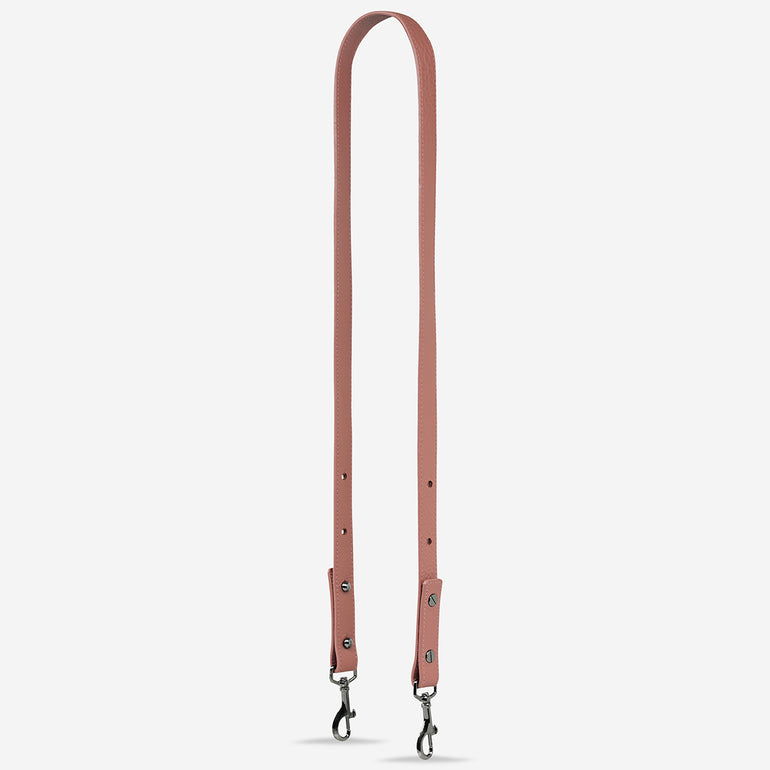 Status Anxiety Dusty Rose Medium Leather Strap for Bags 