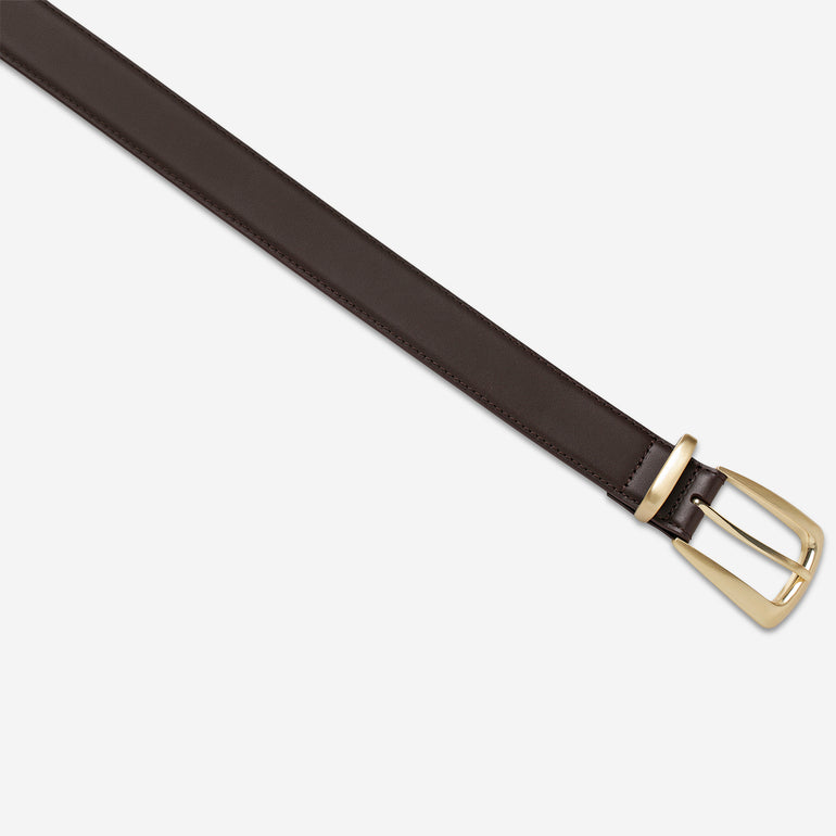 Status Anxiety Some time later Women's Leather Belt Choc/Gold