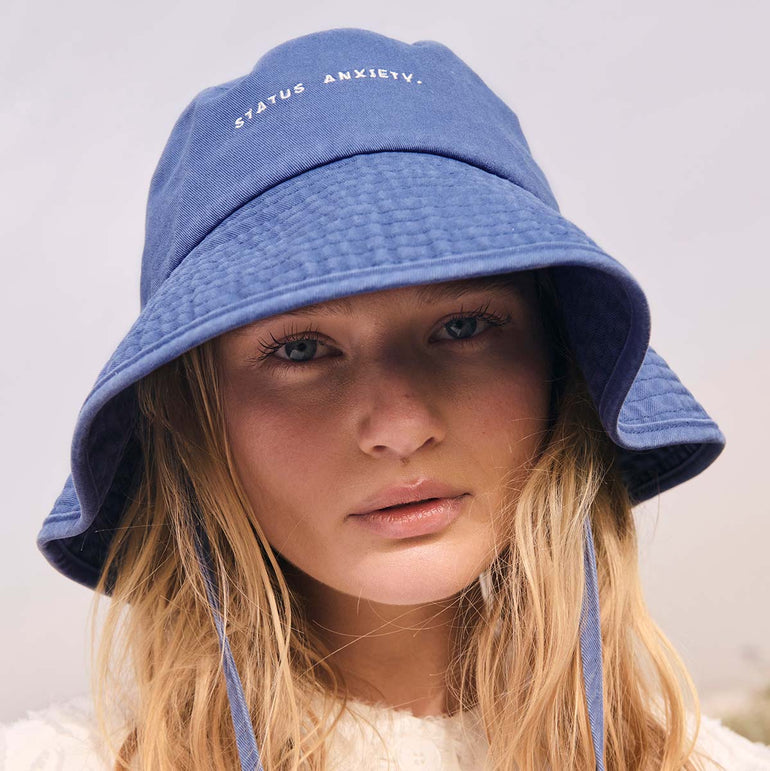 Status Anxiety Golden Days Bucket Hat French Blue