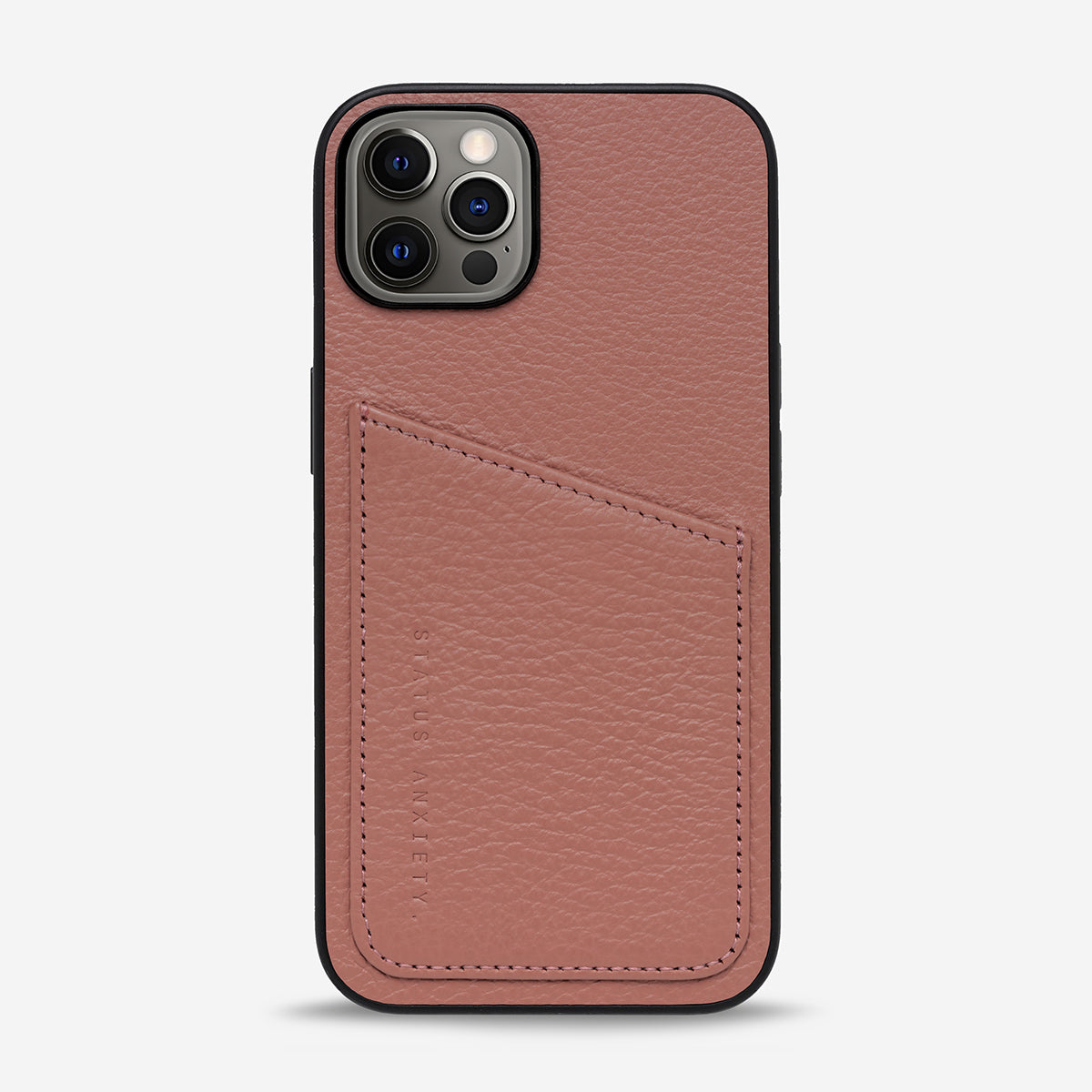 Status Anxiety Who's Who Leather iPhone Cases Dusty Rose