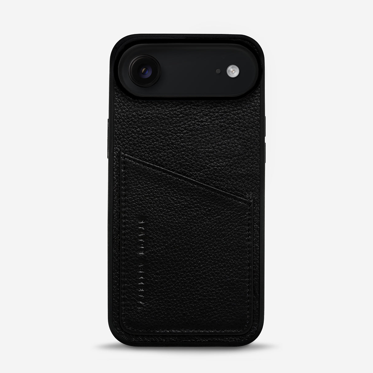 Status Anxiety Who's Who Leather iPhone Cases Black