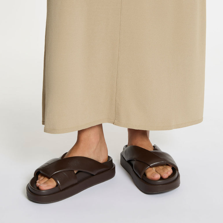 Status Anxiety Full Circle Shoes Cocoa
