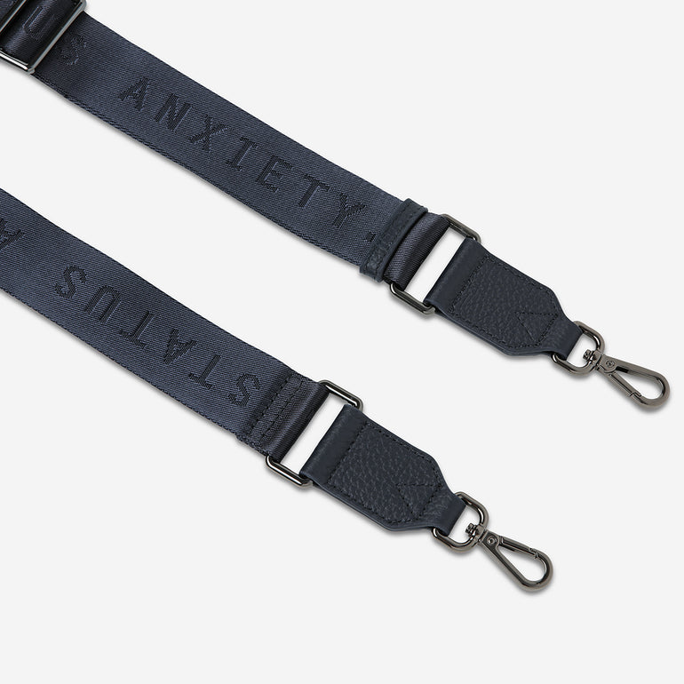 Status Anxiety Midnight Blue Web Strap for Bags
