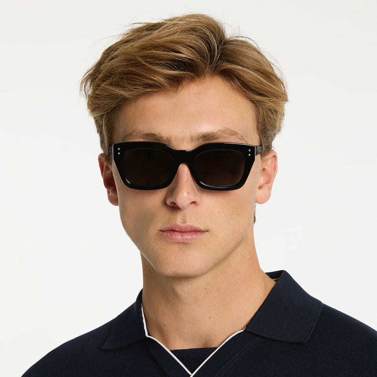 Status Anxiety Antagonist black sunglasses for men