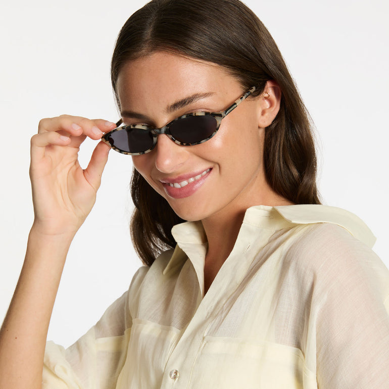 Status Anxiety Apex Sunglasses White Tort
