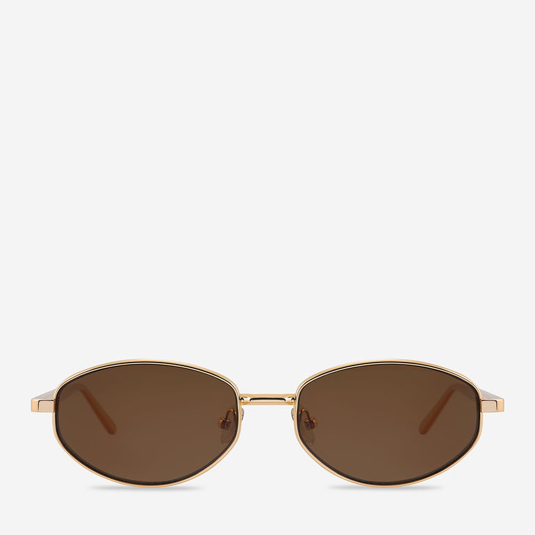 Status Anxiety Enigma Sunglasses Gold