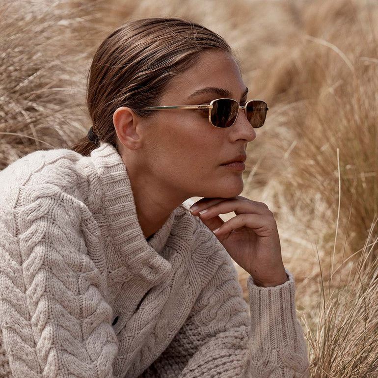 Status Anxiety Hypnosis Sunglasses Gold