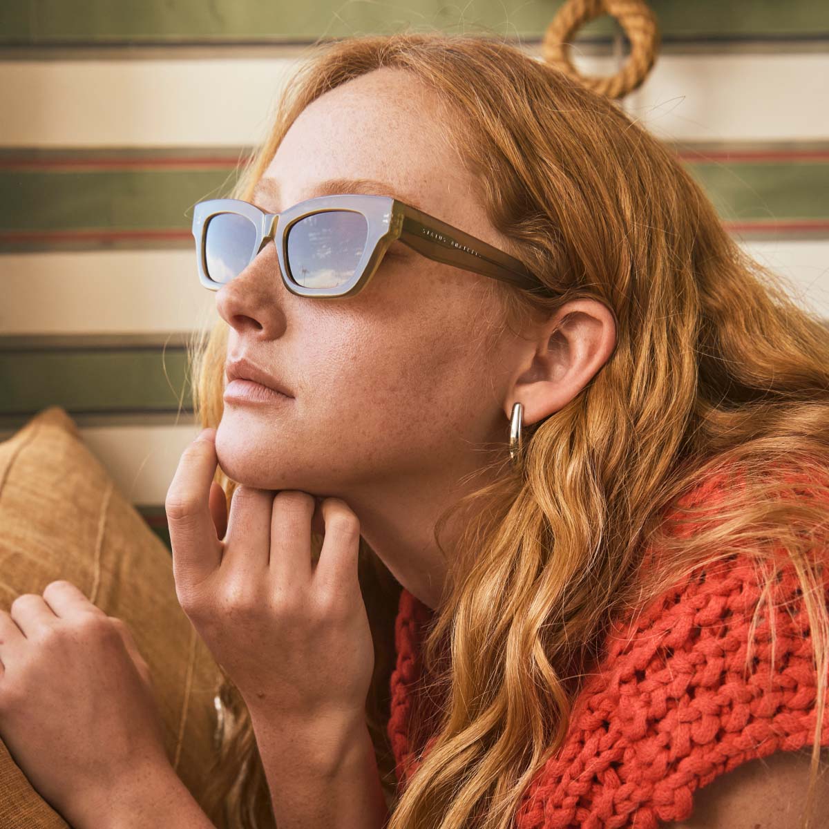 Status Anxiety Levity Sunglasses Pear