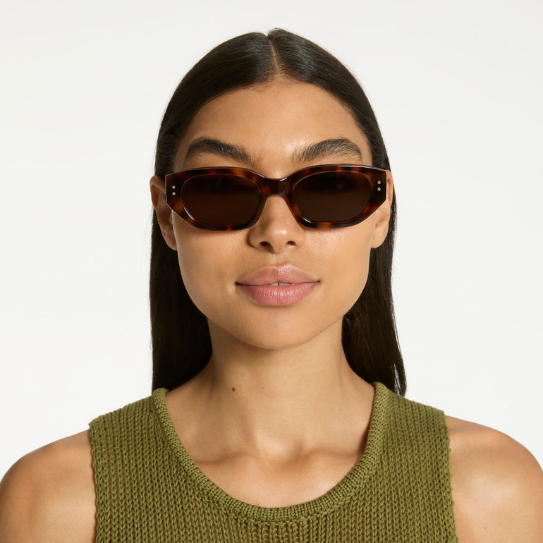 Status Anxiety Luna Sunglasses Brown Tort
