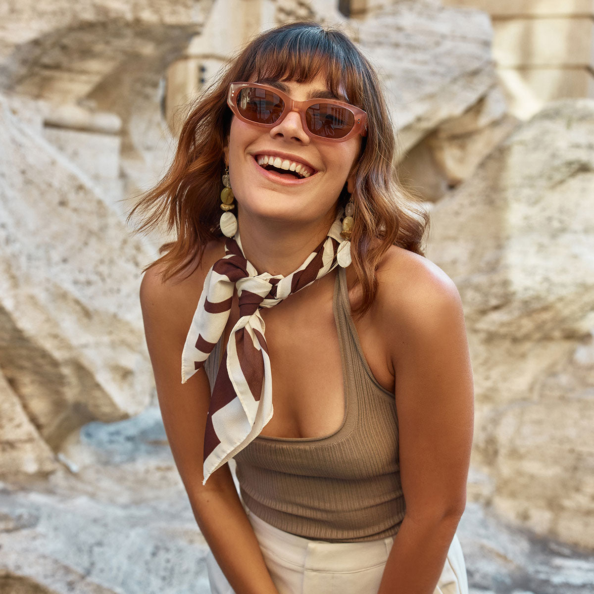 Status Anxiety Luna Sunglasses Rose