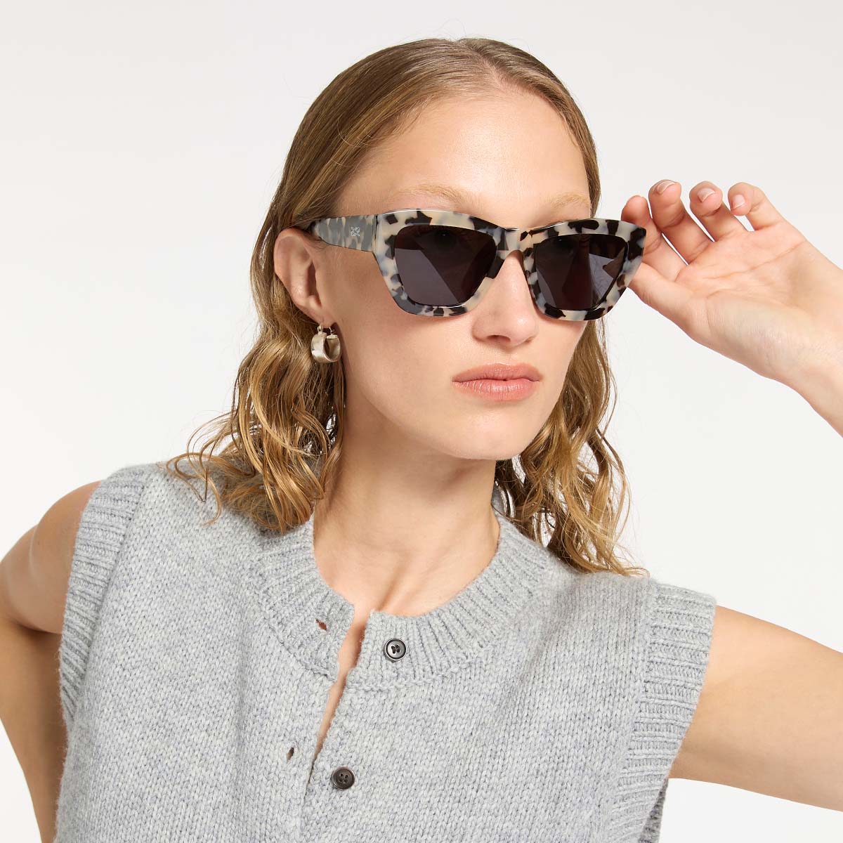 Mirage Sunglasses - White Tort