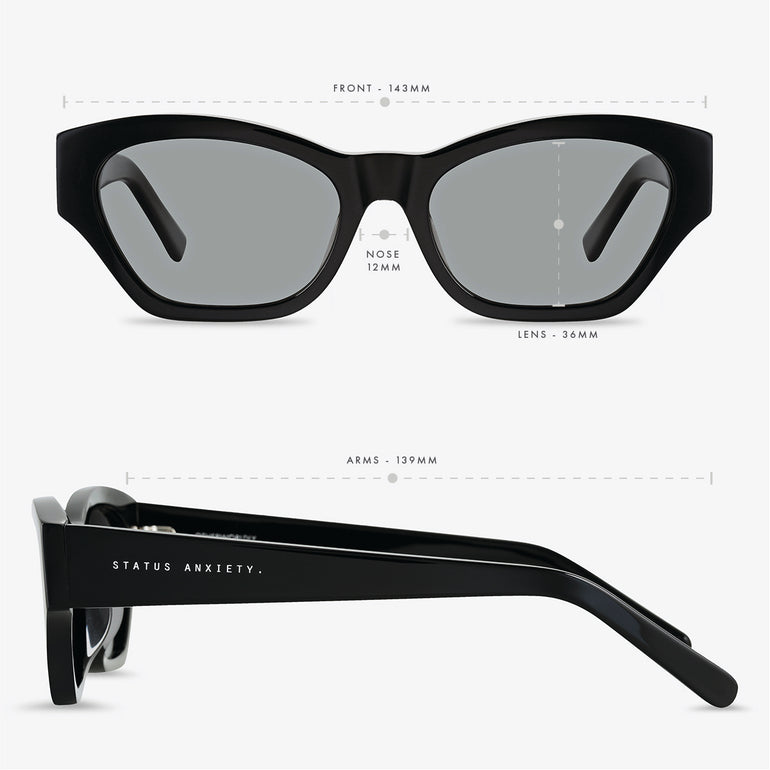 Status Anxiety Otherworldly Sunglasses Black