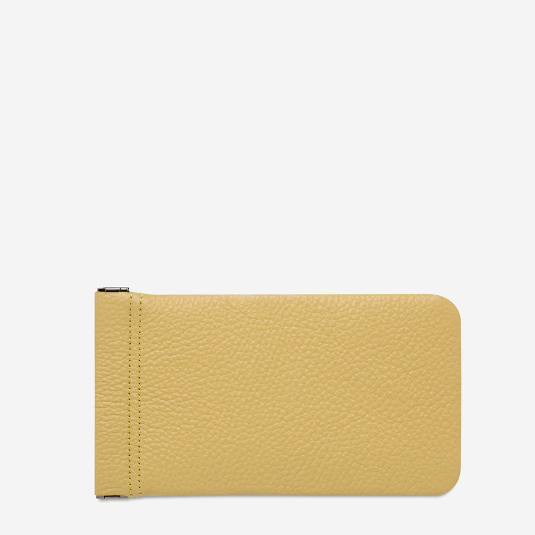 Status Anxiety Keepsake Leather Glasses Pouch Buttermilk