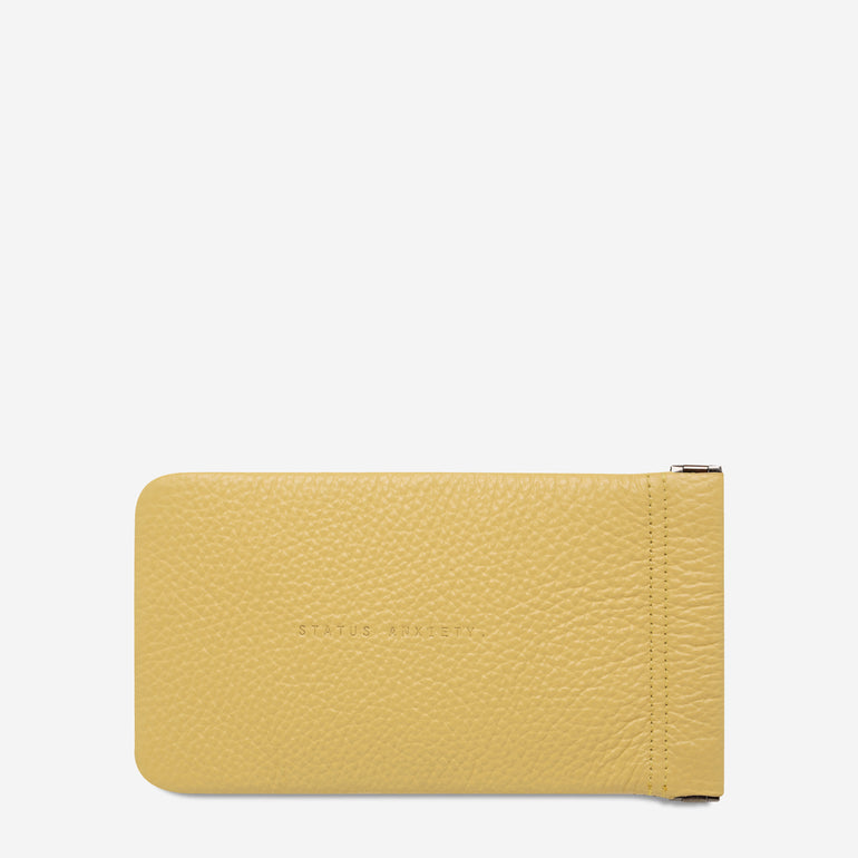 Status Anxiety Keepsake Leather Glasses Pouch Buttermilk
