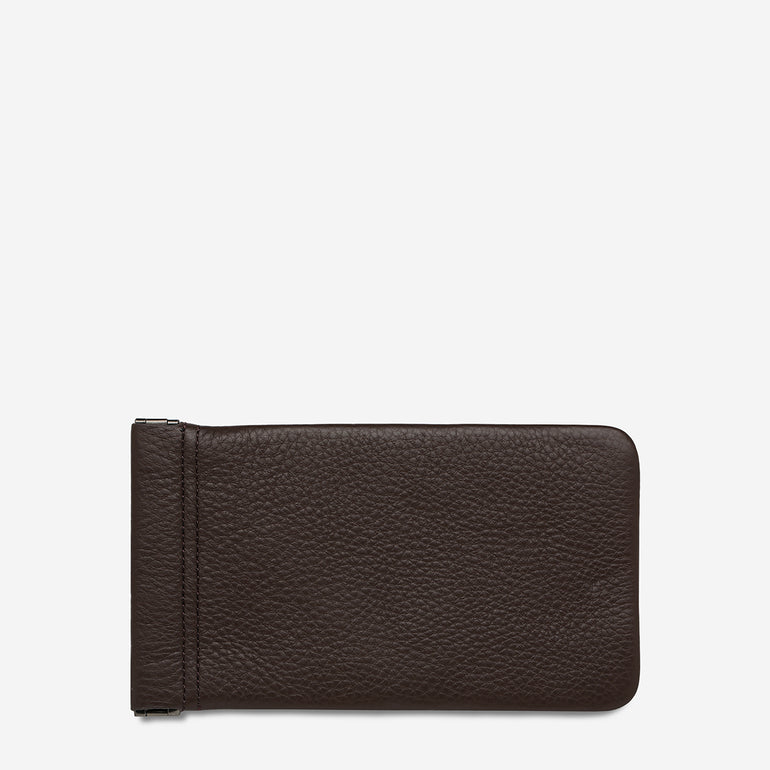 Status Anxiety Keepsake Leather Glasses Pouch Cocoa