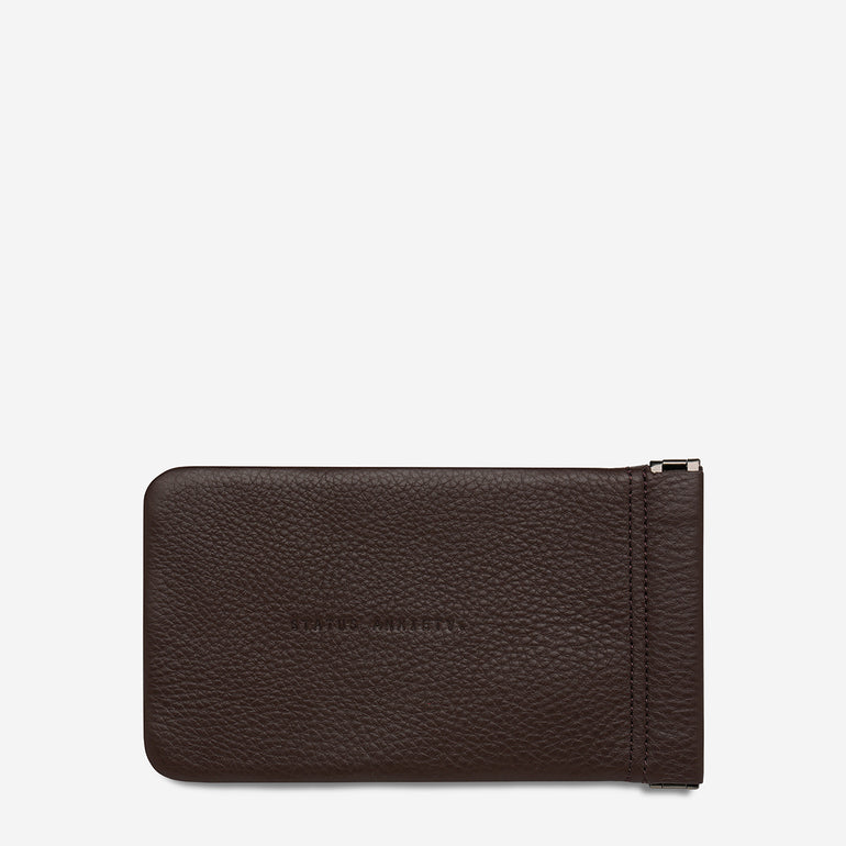 Status Anxiety Keepsake Leather Glasses Pouch Cocoa