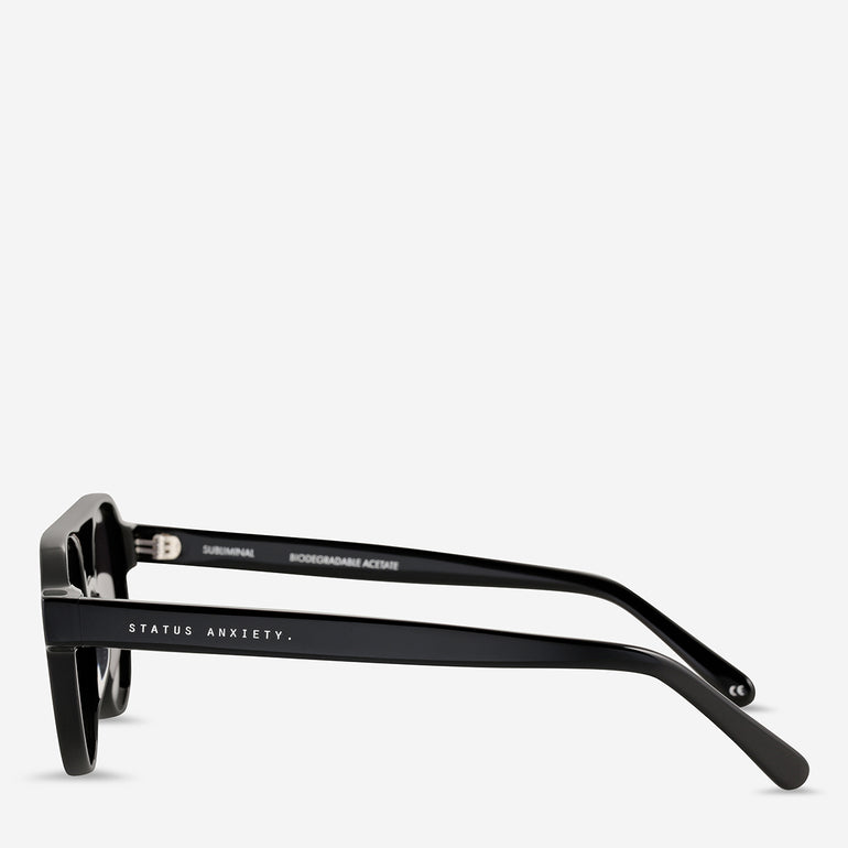 Status Anxiety Subliminal Sunglasses Black