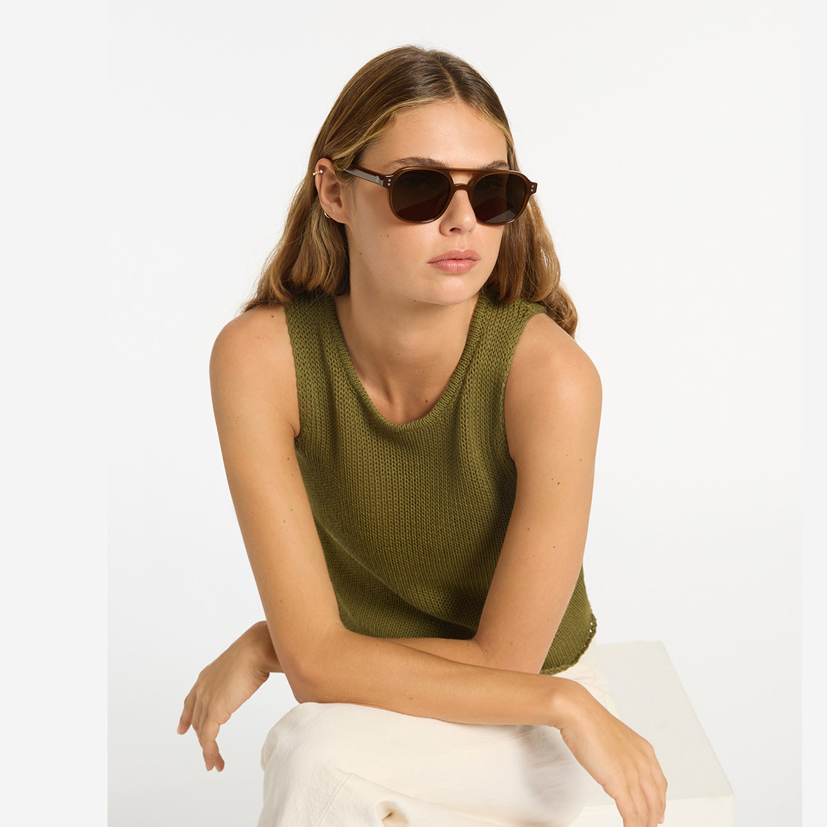 Status Anxiety Subliminal Sunglasses Brown