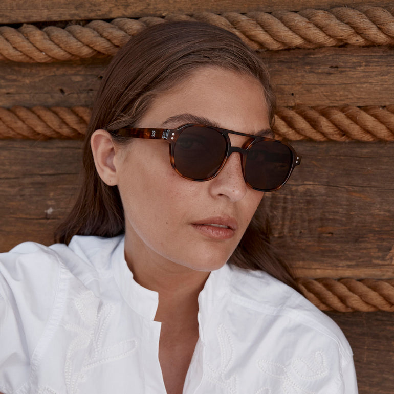 Status Anxiety Subliminal Sunglasses Brown Tort