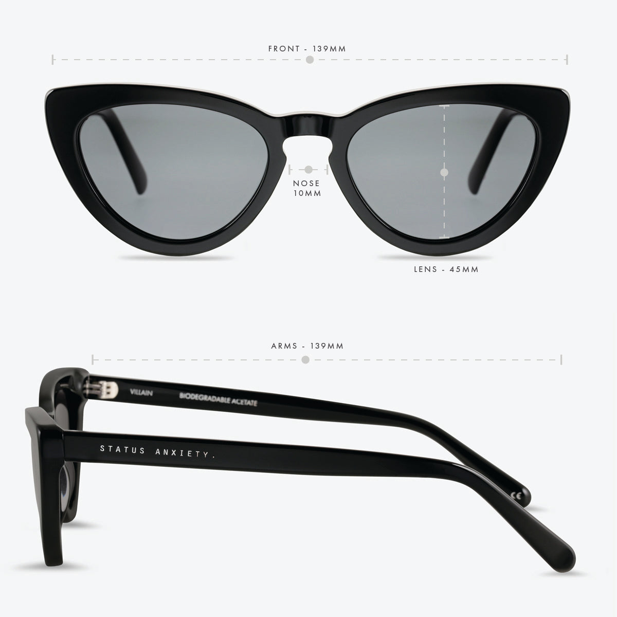 Villain Sunglasses - Black