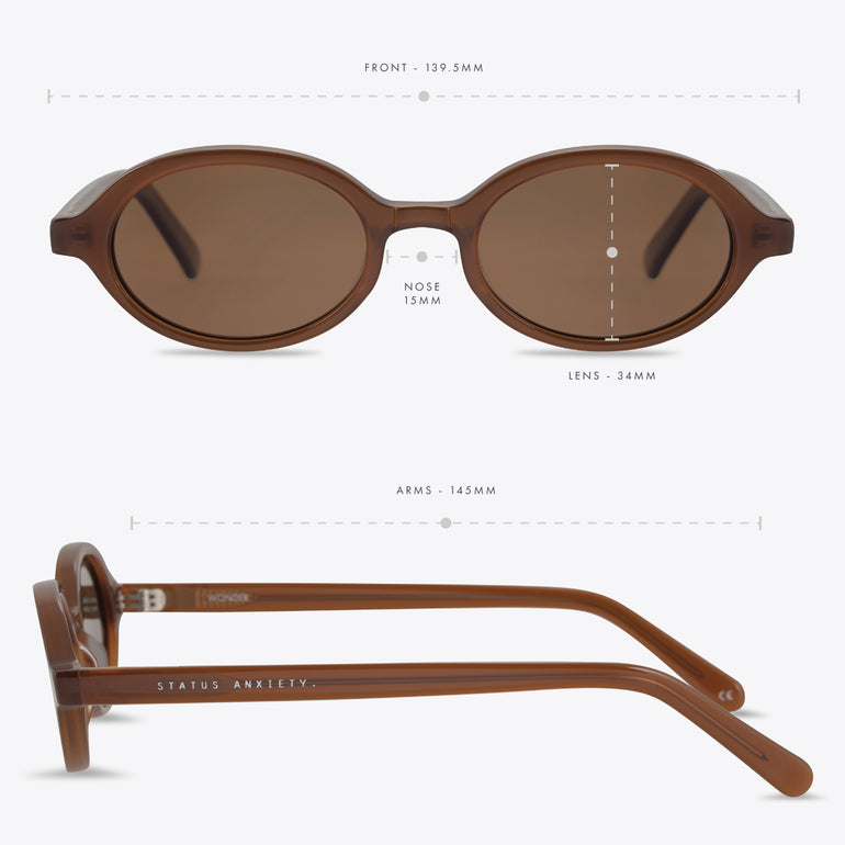 Status Anxiety Wonder Sunglasses Brown