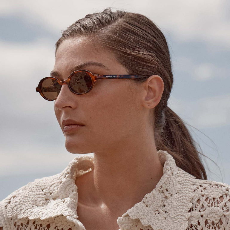 Status Anxiety Wonder Sunglasses Brown Tort