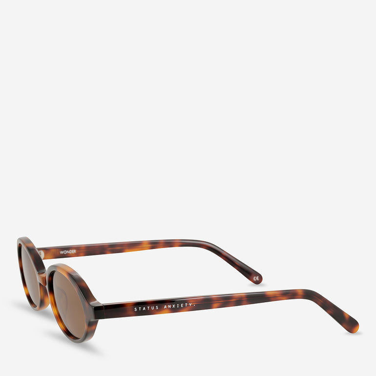 Status Anxiety Wonder Sunglasses Brown Tort