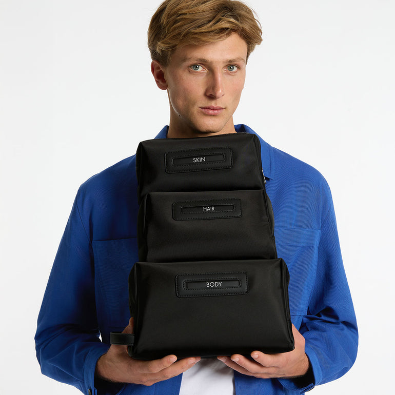 Status Anxiety Bundle Hunter Toiletries Black Recycled