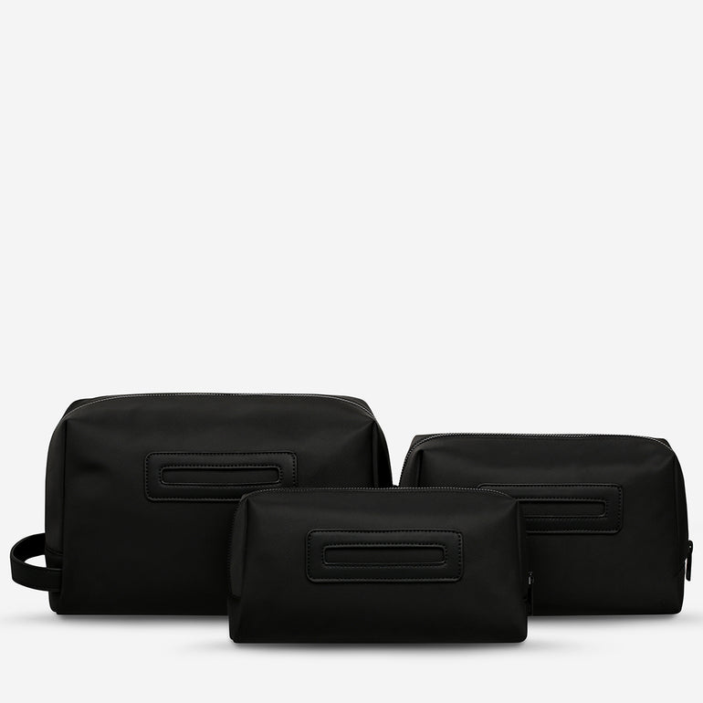 Status Anxiety Bundle Hunter Toiletries Black Recycled