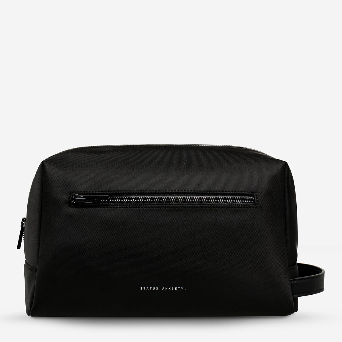 Status Anxiety Large Hunter Toiletry Bag Black Recycled
