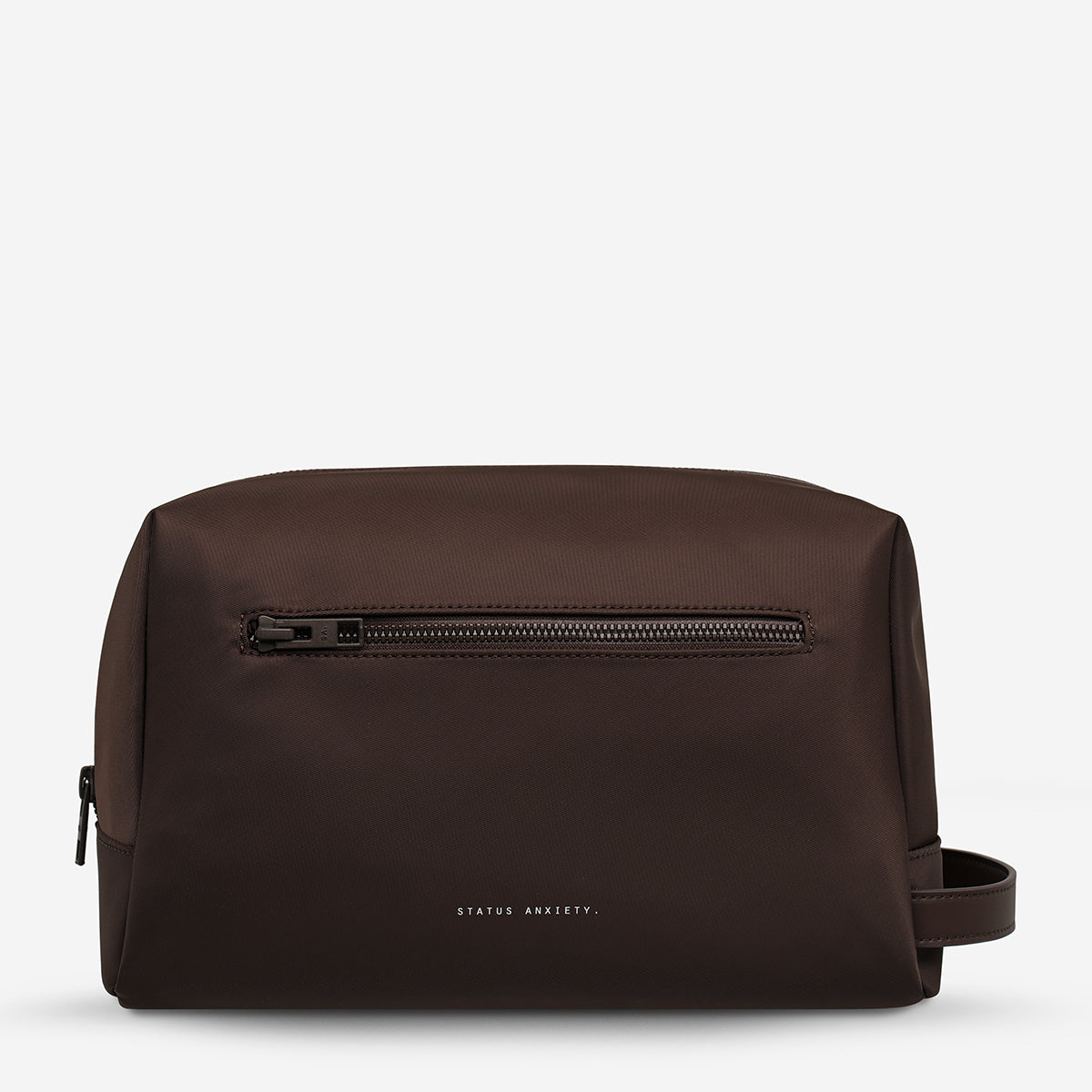Status Anxiety Large Hunter Toiletry Bag Truffle Recycled