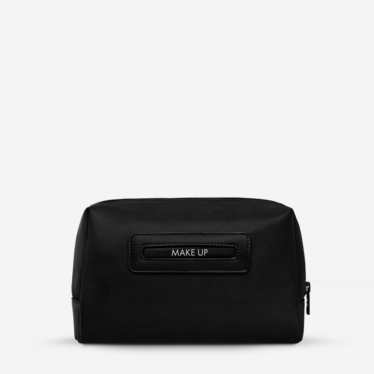 Status Anxiety Medium Hunter Toiletry Bag Black Recycled
