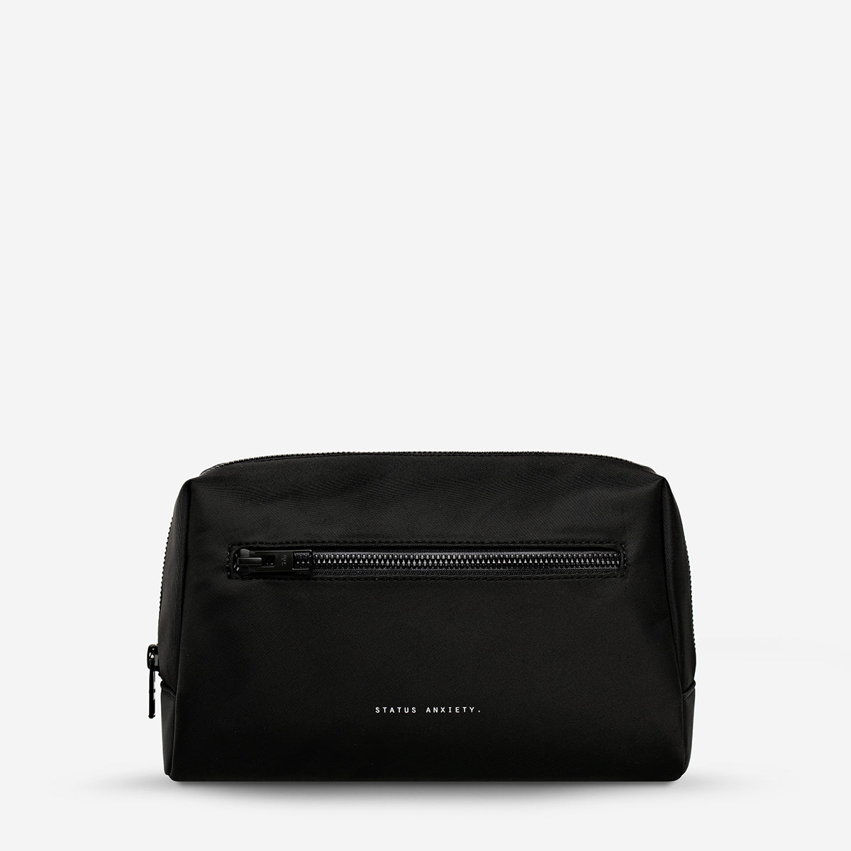 Status Anxiety Medium Hunter Toiletry Bag Black Recycled